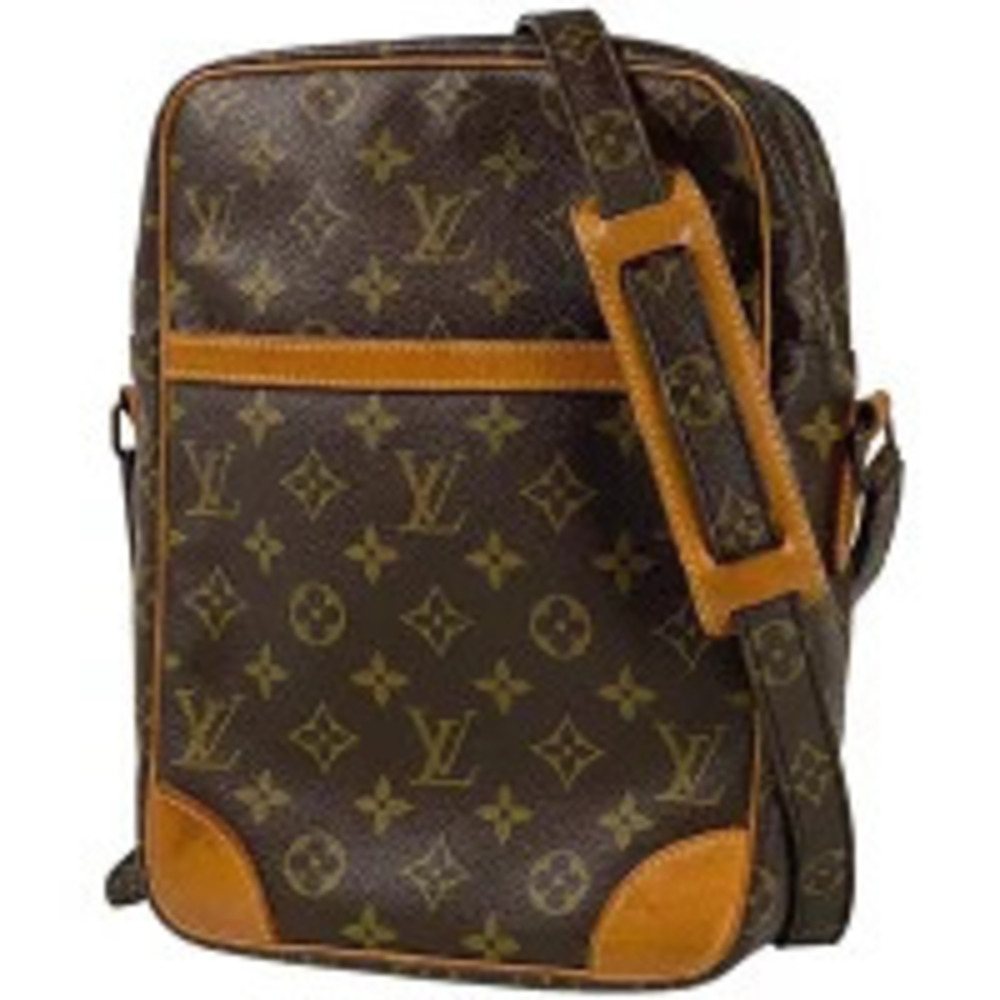 Louis Vuitton Danube Crossbody Shoulder Bag Monogram Brown